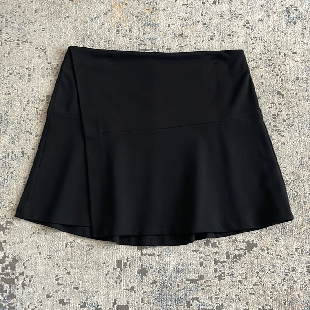 Thakoon front wrap black mini skirt, Large